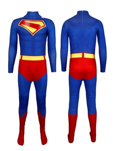 Super-héros collants combinaison Halloween Anime super-héros Cosplay <span class=keywords><strong>Costume</strong></span> Superman body Cape tenue pour homme adulte - Product Image 4