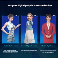 Интерактивный 3D-голографический дисплей с ИИ для помещений: прозрачный ЖК-экран для лифтов и напольных установок