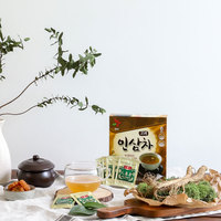 Complément alimentaire, extrait de ginseng coréen traditionnel, sachets de thé aux herbes naturelles avec un arôme sucré et riche pour un plaisir quotidien