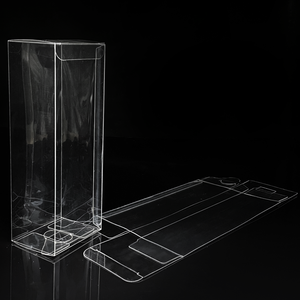 Yuxuan Özel Tasarım Çevre Dostu Şeffaf Hediye Kutusu <span class=keywords><strong>PET</strong></span> PVC PP Şeffaf Plastik Katlanır Kutu Ambalajı - Product Image 5