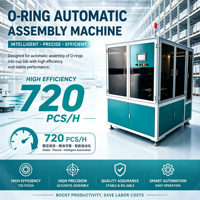 Machine d'assemblage entièrement automatique de couvercles et d'anneaux d'étanchéité XUNNUO, solution de fabrication intelligente