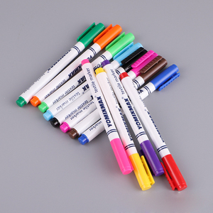 Marqueurs permanents indélébiles à <span class=keywords><strong>pointe</strong></span> <span class=keywords><strong>fine</strong></span> de 1-2 mm, collection de surligneurs pour peinture sur t-shirt, lavables, <span class=keywords><strong>pointe</strong></span> pinceau, vente chaude GF - Product Image 2
