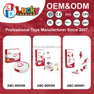 Jouets Lucky Toys, ensemble de jeu de rôle de nettoyage, <span class=keywords><strong>jouet</strong></span> de simulation d'<span class=keywords><strong>aspirateur</strong></span> robot électrique, ensemble de jouets de jeu d'imitation pour enfants - Product Image 6