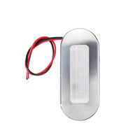 LED Oblongue Inoxydable Courtoisie Léger Accent Yacht Bateau Marin Blanc Clair Submersible LED Bateau Caravane Lumière Allées Étape