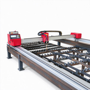 โต๊ะตัดพลาสม่า CNC ขนาดใหญ่ พร้อมเครื่องตัดแก๊สแบบ Gantry อุปกรณ์ขึ้นรูปโลหะแผ่น ชุดอุปกรณ์ DIY สำหรับใช้งาน - Product Image 1