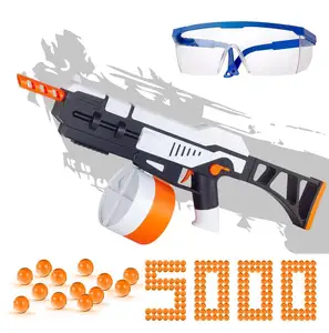 젤 총 물총 장난감 Airsoft 수동 낙서 성인 소년 야외 게임 장난감 5000 젤 공 전기 물총 장난감