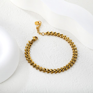 Pulsera de Cadena con Eslabones Geométricos en Forma de I, Aleación de Zinc, Joyería de Moda Unisex, Venta al Por Mayor - Product Image 2