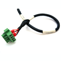 Bloque de terminales de tornillo de 4 posiciones para cable, con conector hembra de 6 pines para par trenzado rojo y negro, de alta calidad para automatización