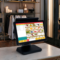Terminal de Punto de Venta Inteligente NFC NXP con Menú de Pago para Restaurantes de Alta Calidad, Todo en Uno, de 15.6 Pulgadas, Xiamen