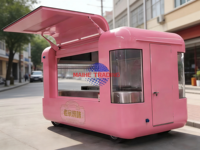 Remorque alimentaire remorquable à prix abordable, kiosque alimentaire simple, bar mobile de rue, petite cuisine, chariot à hot-dogs et glaces, Allemagne