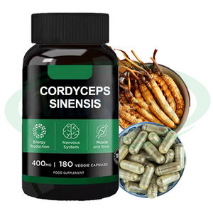 Cápsulas de extracto de Cordyceps Sinensis OEM ASAP Suplemento de producto de salud Cápsulas de hongos Cordyceps Sinensis - Product Image 1