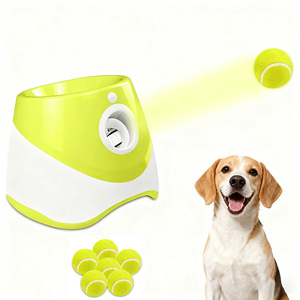Venta al por mayor de lanzadores de pelotas para perros, lanzador automático de pelotas para perros con 3/6/12 pelotas de tenis para interiores y exteriores - Product Image 1