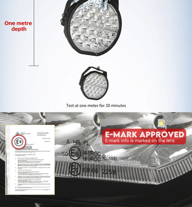 Led lái xe ánh sáng 9 ''tại chỗ chùm màu cam/Trắng DRL 150 wát LED sương mù/lái xe đèn cho xe tải/lâm nghiệp/off-road/Cần cẩu - Product Image 6