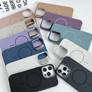 Étui de téléphone portable de luxe anti-chute, magnétique puissant, cadre métallique 16 Promax, design professionnel, électroplaqué, pour 17 13pro 14pro - Product Image 2