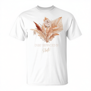 T-shirt « Fleurs séchées facilement séduites par les plantes », style bohème, coupe unisexe pour adulte - Product Image 2