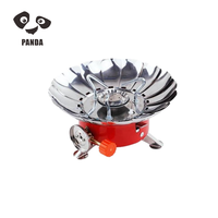 Réchaud de camping portable pliable à double combustible, personnalisé, pour équipement d'urgence en extérieur - Vente en gros