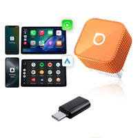 محول Ottocast 2 في 1 لـ Carplay، دونجل لاسلكي لنظام Android Auto، محول USB سهل التوصيل والتشغيل، علامة تجارية معتمدة، موزع بالجملة