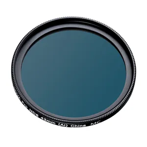 Appareil photo de revêtement Nano à Double étage, 70x77mm, filtre couleur noir, pour photographie