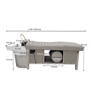 Salón suave de lujo masaje tailandés lavado de cabello cama cabeza Spa terapia de agua champú cama - Product Image 3