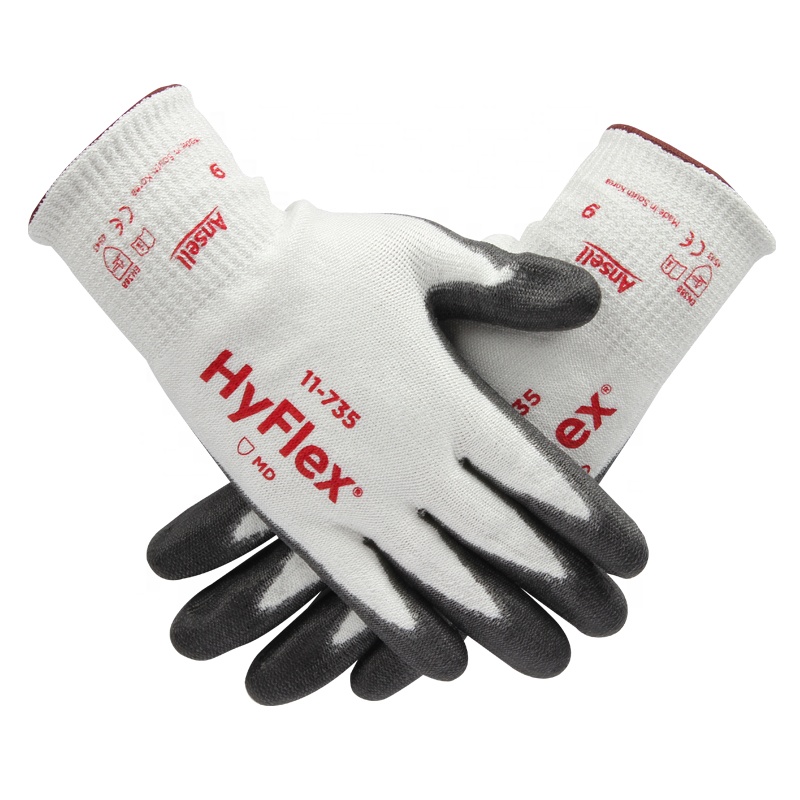 Перчатки Anti - Cut EN388 4X43C SUT Level 4 Hyflex 11735 защитные перчатки