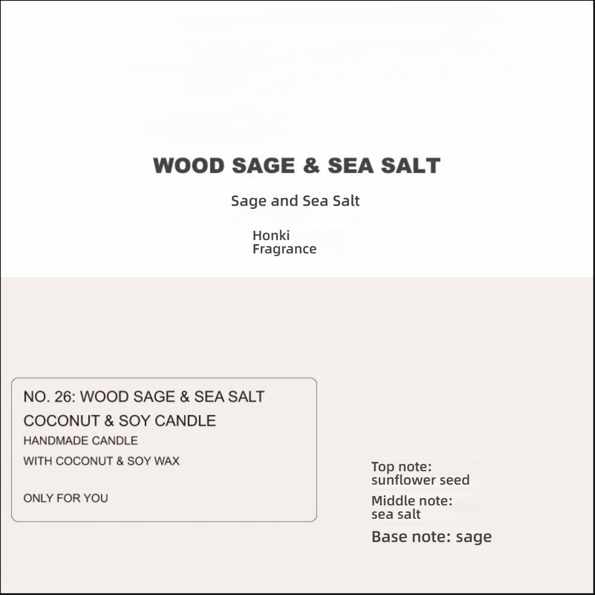 Sauge et sel de mer