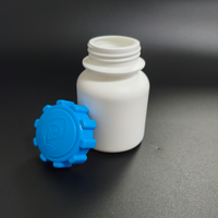Prix bas, flacons en plastique blanc vides de 100 ml/150 ml/250 ml, contenants en plastique pour médicaments, compléments alimentaires, pilules, vitamines