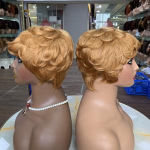 # 30 perruques en cheveux humains sans lacet, fabriquées à la machine, en gros, à prix abordables avec options de boucles - Product Image 2