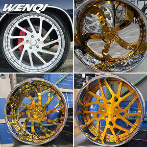 Velg Wenqi 2026 Concave Chrome <span class=keywords><strong>2</strong></span>/<span class=keywords><strong>3</strong></span> Piece 22 24 26 28 Inch Floating Cap Forged Alloy Wheels 5 Lug 5x120 5x114.<span class=keywords><strong>3</strong></span> Chrome Rims Forgiat - Product Image 6