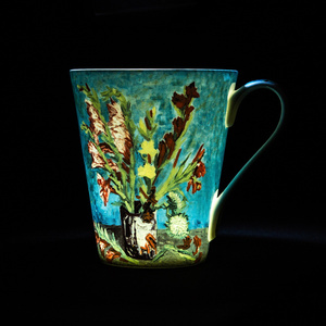 แก้วกาแฟขนาดใหญ่ 420 มล. ลายแวนโก๊ะ, แก้วกาแฟเซรามิกเนื้อละเอียดคุณภาพสูง 14 ออนซ์ - Product Image 6