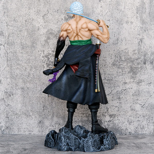 Hcengtriz Figura de Acción de PVC de Roronoa Zoro de 5 Cabezas de One Piece de 50 cm, Colección de <span class=keywords><strong>Figuras</strong></span> de Anime de Dibujos Animados, Juguetes Modelo para Decoración - Product Image 4
