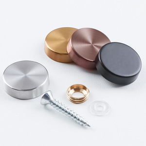 Vis de fixation pour clou publicitaire en acier inoxydable 304, couvercle décoratif pour <span class=keywords><strong>miroir</strong></span> en verre acrylique, moche, boucle de fixation - Product Image 3
