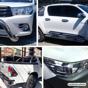 ชุดอุปกรณ์ตกแต่งยี่ห้อ KQD ประกอบด้วยมือจับประตู ฝาครอบโคมไฟหน้า ฝาครอบโคมไฟท้าย ฝาถังน้ำมัน และฝาครอบกระจกมองหลัง สำหรับรถยนต์โตโยต้า ไฮลักซ์ รีโว่ ปี 2016-2022 - Product Image 6