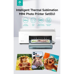 Set di stampanti termiche a sublimazione con pellicole e Toner per la stampa fotografica - Product Image 1