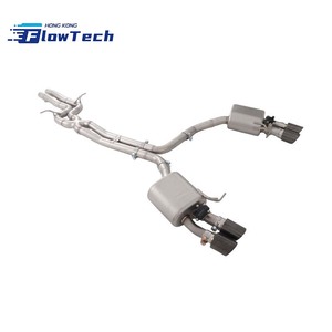 ระบบท่อไอเสียแคทแบ็กสแตนเลสแบบมีวาล์วสำหรับ Audi A6 A7 C8 3.0T Performance - Product Image 6