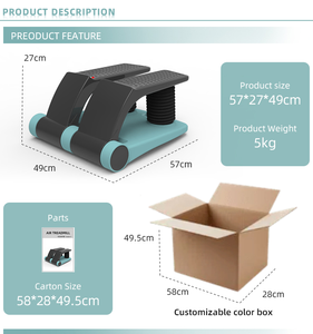 CZFIT <span class=keywords><strong>Stepper</strong></span> Aérobique Pliable Multifonctionnel avec Écran LCD et Bandes Élastiques, Équipement d'Exercice Unisexe, Vente Directe Usine - Product Image 5