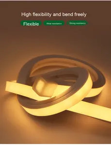 Trần phòng khách ngoài trời không thấm nước dải ánh sáng <span class=keywords><strong>LED</strong></span> linh hoạt Silicone dải ánh sáng 24V thấp tiếp xúc với khe ánh sáng tuyến tính - Product Image 5