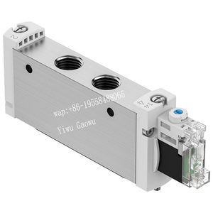 Válvula de doble solenoide controlada por solenoide de 5/2 vías FESTO VUVG-L18-B52-T-G14-1H2L-F1A 8172837 original de Alemania - Product Image 4