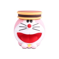 85x90mm vente chaude nouveau créatif Doraemon manuel broyeur de cigarettes dessin animé plastique + alliage de Zinc accessoires pour fumer broyeur