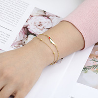 Bracelet Carte Palestine Non-Ternissant Réglable Étanche en Acier Inoxydable Plaqué Or, Bracelet Palestine Libre