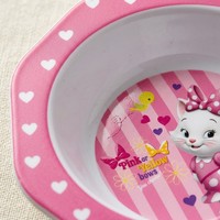 Assiettes en plastique PP sûres et durables, motif de dessin animé, écologiques, réutilisables, de qualité alimentaire, vaisselle pour enfants, assiettes pour enfants