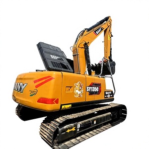 Excavadora Usada de Marca China SANY SY135C de 13 Toneladas, Suministro Directo de Fábrica, Calidad Confiable, Equipo de Construcción Pequeño en Stock - Product Image 1