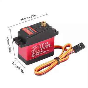Servo Digital de Alta Velocidad Original DS3218MG PRO 20KG 180 Grados, Resistente al Agua, con Brazo Metálico para Autos RC 1/8 1/10, 4.8-6.8V, Molde Privado - Product Image 3