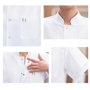 Tenue <span class=keywords><strong>de</strong></span> <span class=keywords><strong>cuisine</strong></span> respirante en maille pour hommes et femmes, uniforme <span class=keywords><strong>de</strong></span> chef pour hôtel, cantine, <span class=keywords><strong>cuisine</strong></span> arrière, restaurant, restauration - Product Image 2
