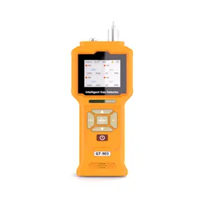 Bơm hút xách tay Gas Detector cầm tay màn hình báo động Methane oxy Carbon Dioxide Co2 có hại