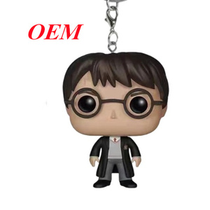 Ensemble de porte-clés 3D personnalisable-Objets de collection Anime PVC Harried <span class=keywords><strong>Potter</strong></span> avec bracelet pour cadeaux - Product Image 4