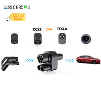 Adaptateur CCS2 NACS 250A 1000V DC IEC62196-2 Norme Européenne Chargeur AC/DC Neuf Prise Ignifuge pour Tesla EV