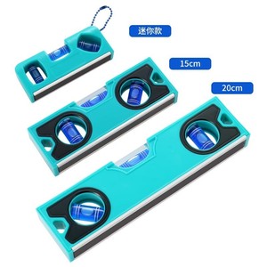 Mini règle de niveau magnétique ABS 20 cm, niveau à bulle portable haute précision pour mesures d'ingénierie - Product Image 2