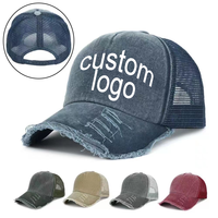 Gorras Para Hombre Originales Cool Girls Boys Vintage Distressed Cadet Hat Cap Wash Worn Cowboy Caps And Sports Hats Custom