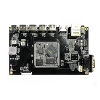 Carte mère de machine de point de vente multimédia, carte mère RK3566 V-by-one Android Linux, RJ45, 4 jeux de USB 2.0