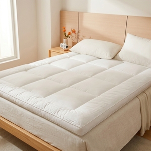 <span class=keywords><strong>Surmatelas</strong></span> matelassé en coton de qualité hôtelière, taille King, 200TC, imperméable, hypoallergénique, respirant, antibactérien, pour hôtel et maison - Product Image 5